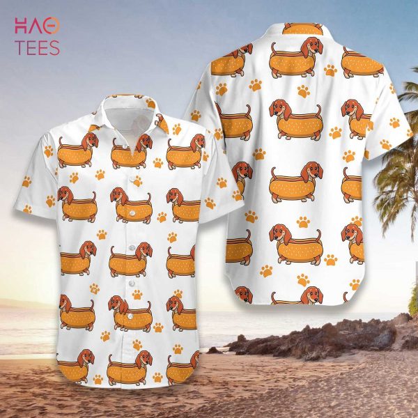 Real Hotdog Dachshund Hawaiian Shirt