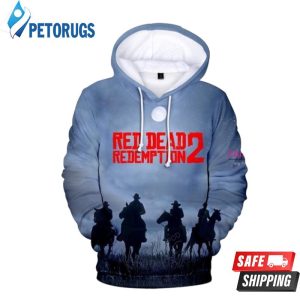 Red Dead Redemption 2 Blue 3D Hoodie