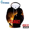 Red Dead Redemption 2 Orange 3D Hoodie