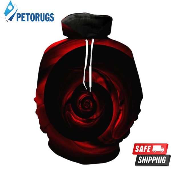 Red Rose 3D Hoodie