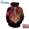 Red Starry Sky 3D Hoodie