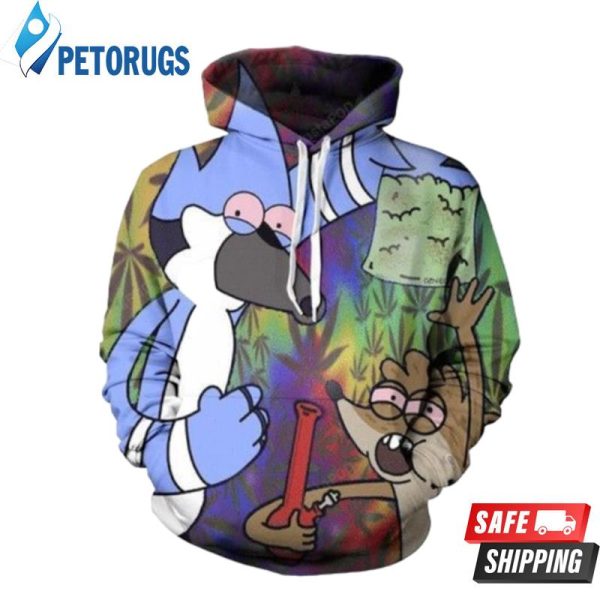 Regular Show Loud And Pered Custom Regular Show Loud Graphic 3D Hoodie