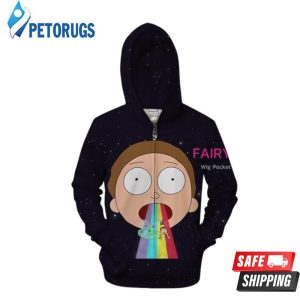 Rick And Morty Black J 3D Hoodie