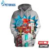 Rick Skull Rick And Morty 3D Hoodie