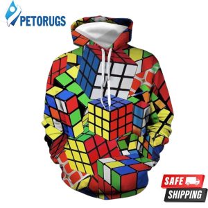 Rubik Cube 3D Hoodie