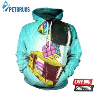 Rubik Skull 3D Hoodie