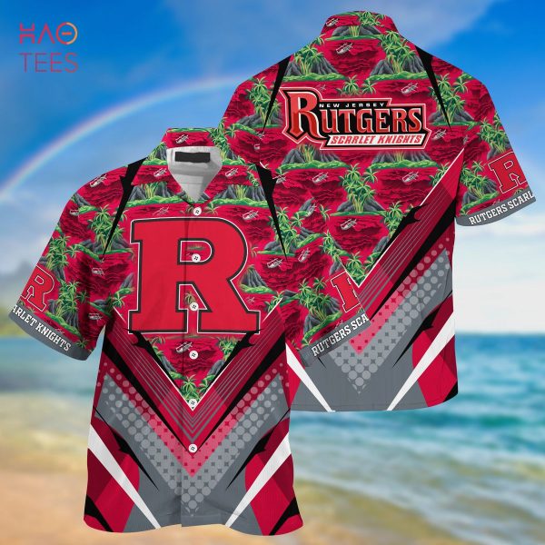 Rutgers Scarlet Knights Summer Hawaiian Shirt And Shorts