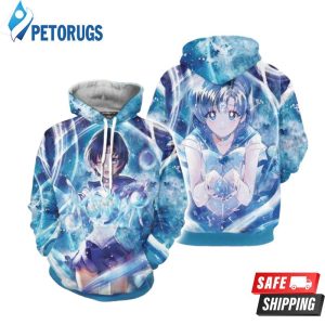 Sailor Moon Sailor Mercury 344 3D Hoodie