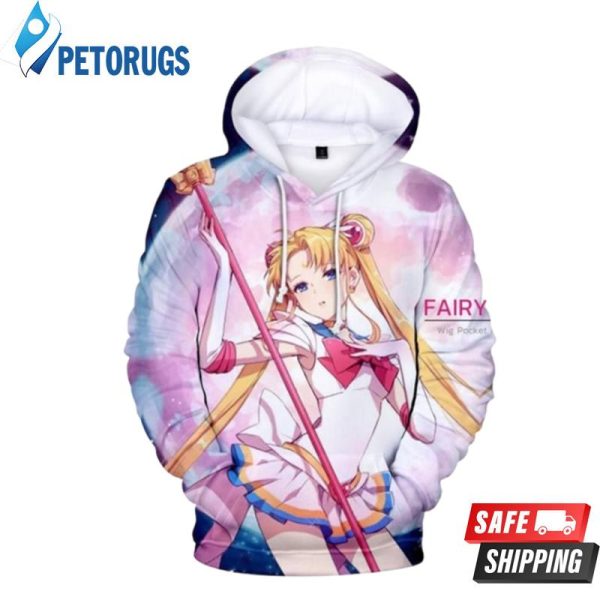 Sailor Moon Tsukino Usagi F 3D Hoodie