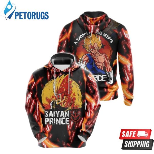 Saiyan Pride 748 3D Hoodie