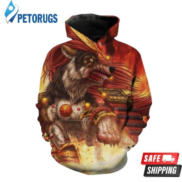 Samurai Lf Fantasy Clothing 3D Hoodie