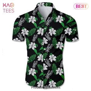 San Antonio Spurs Hawaiian shirt Tropical Flower summer