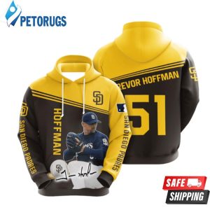 San Diego Padres Trevor Hoffman 3D Hoodie