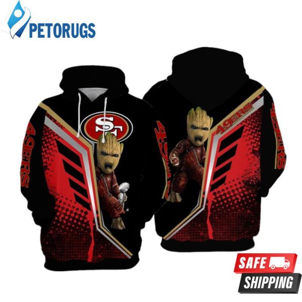 San Francisco 49Ers Nfl Football Groot San Francisco 49Ers 3D Hoodie