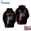 San Francisco 49Ers Nfl Football Skull Death Guns San Francisco 49Ers 3D Hoodie