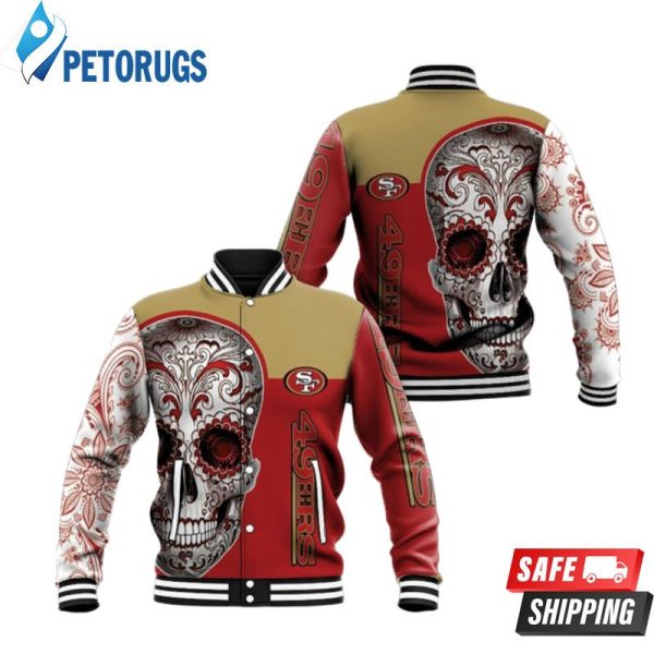 San Francisco 49Ers Sugar Skull Fan T Jersey Baseball Model 54 3D Hoodie