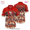 San Francisco 49ers NFL Hawaiian Shirt Graphic Tropical Pattern 3D Printed Beach Shirt Summer Gift For Fan