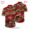 San Francisco 49ers NFL Hawaiian Shirt Graphic Tropical Pattern Short Sleeve Summer For Fans