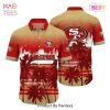 San Francisco 49ers NFL Summer Hawaiian Shirt Tropical Pattern Graphic For Sports Enthusiast