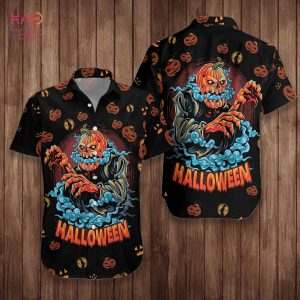 Scary Pumpkin For Halloween Night Hawaiian Shirt