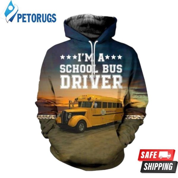 School Bus Tops 3D Hoodie