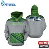 Seattle Seahawks Ncaa Football Maori Tattoo Gray Green Seattle Seahawks Seattle Seahawks 3D Hoodie