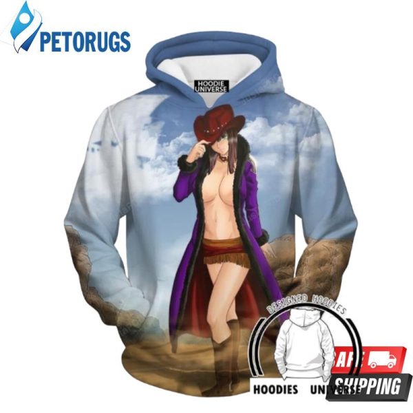 Seductive Nico Robin One Piece 3D Hoodie