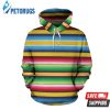 Serape Mexican Blanket Baja Pattern 3D Hoodie