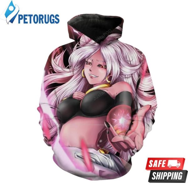 Sexy Android 21 Buu Ragon Ball Z Sexy 3D Hoodie