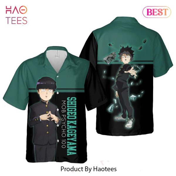 Shigeo Kageyama Hawaiian Shirt Mob Psycho 100 Anime Shirt for Men Women