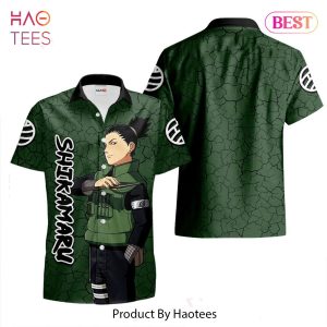 Shikamaru Nara Hawaiian Shirts Custom Anime Merch Clothes for Men Women