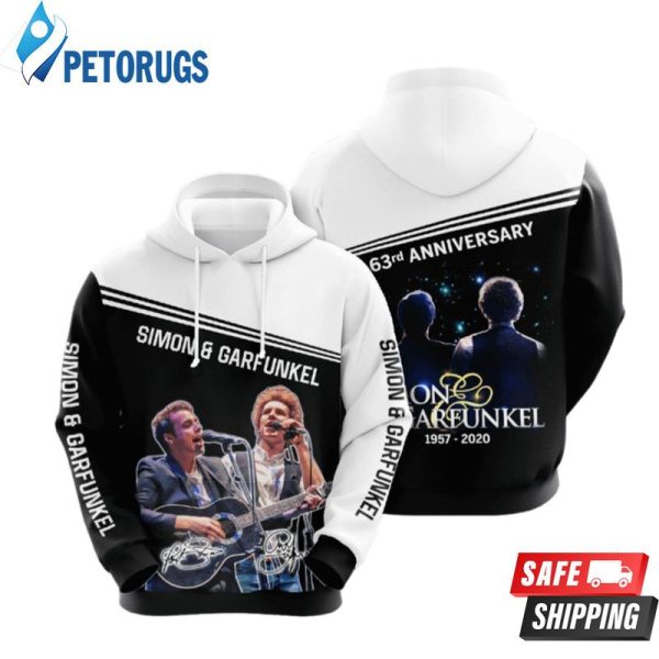 Simon And Garfunkel 63Rd Anniversary 3D Hoodie