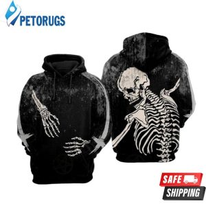 Skeleton Hug 3D Hoodie