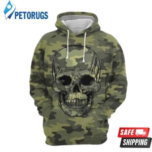 Skull Camo Skull Camo 3D Hoodie