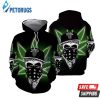 Skull Hippie 3D Hoodie