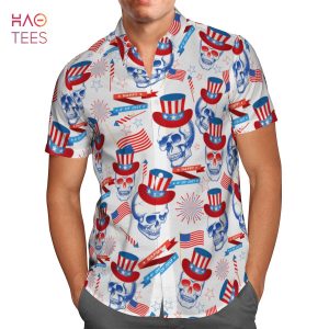 Skull Lovers – 4th Of July Hawaiian Shirt