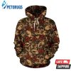 Skull Roses Vintage Themed 3D Hoodie