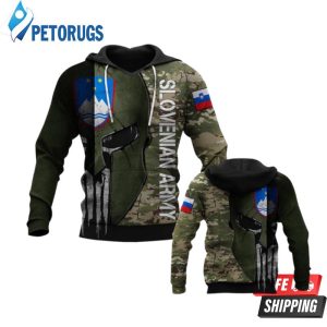 Slovenian Warriors 3D Hoodie