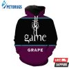 Slow Smooth Sweet Game Grape 3D Hoodie