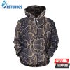 Snake Skin Pattern 3D Hoodie