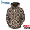 Snakeskin Python Skin Pattern 3D Hoodie