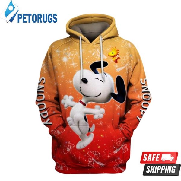 Snoopy Red House 3D Hoodie