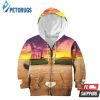 Softball Ballpark 3D Hoodie