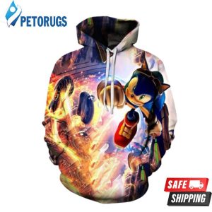 Sonic 3D Hoodie