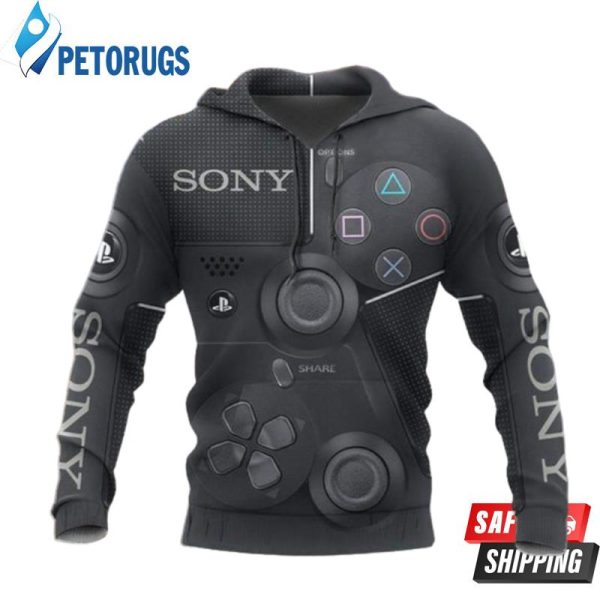 Sony Playstation Controller Sony Playstation Sony Playstation 3D Hoodie