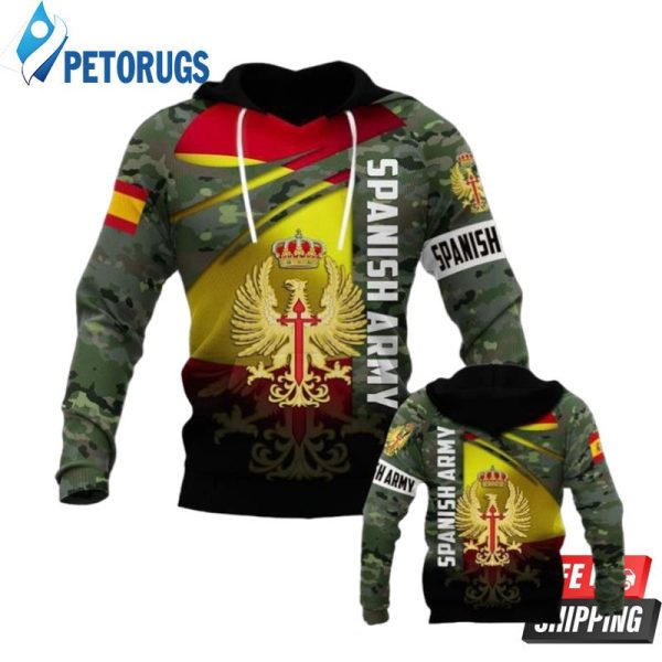 Spanish Army 3D Hoodie