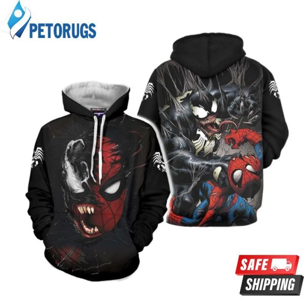 Spider Man And Venom 3786 3D Hoodie