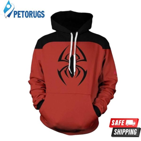 Spider Man Peter Benjamin Parker Red 3D Hoodie