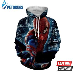 Spiderman Action Night 3D Hoodie