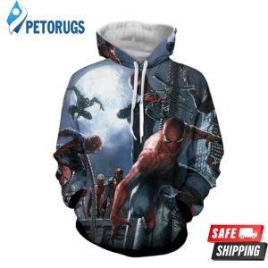 Spiderman Fighting 3D Hoodie